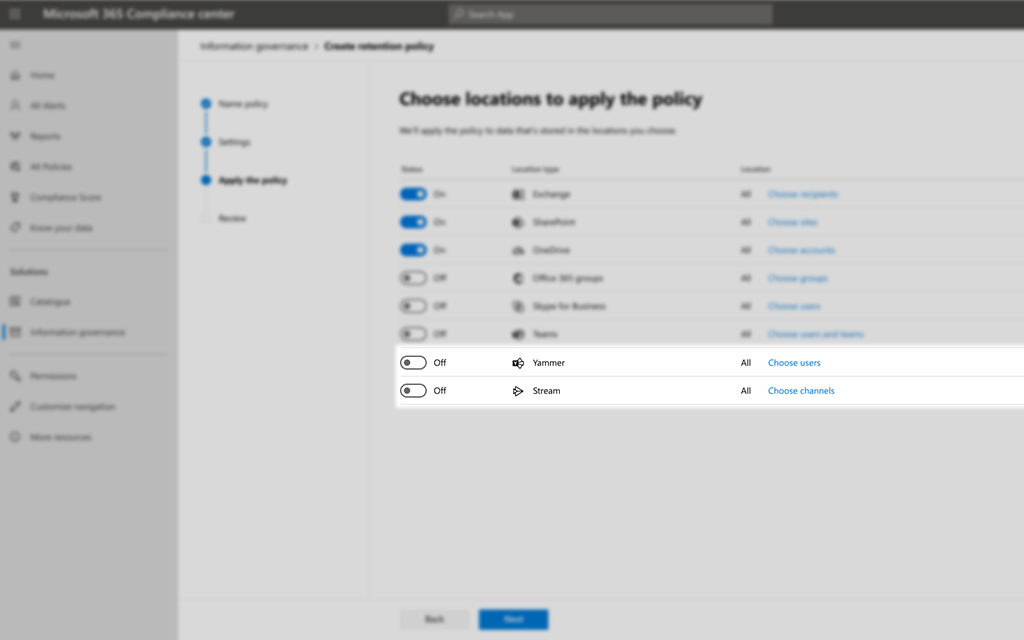 Threaded content selectors